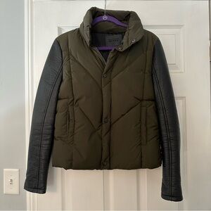 Blank NYC Puffer / Faux Fur Jacket